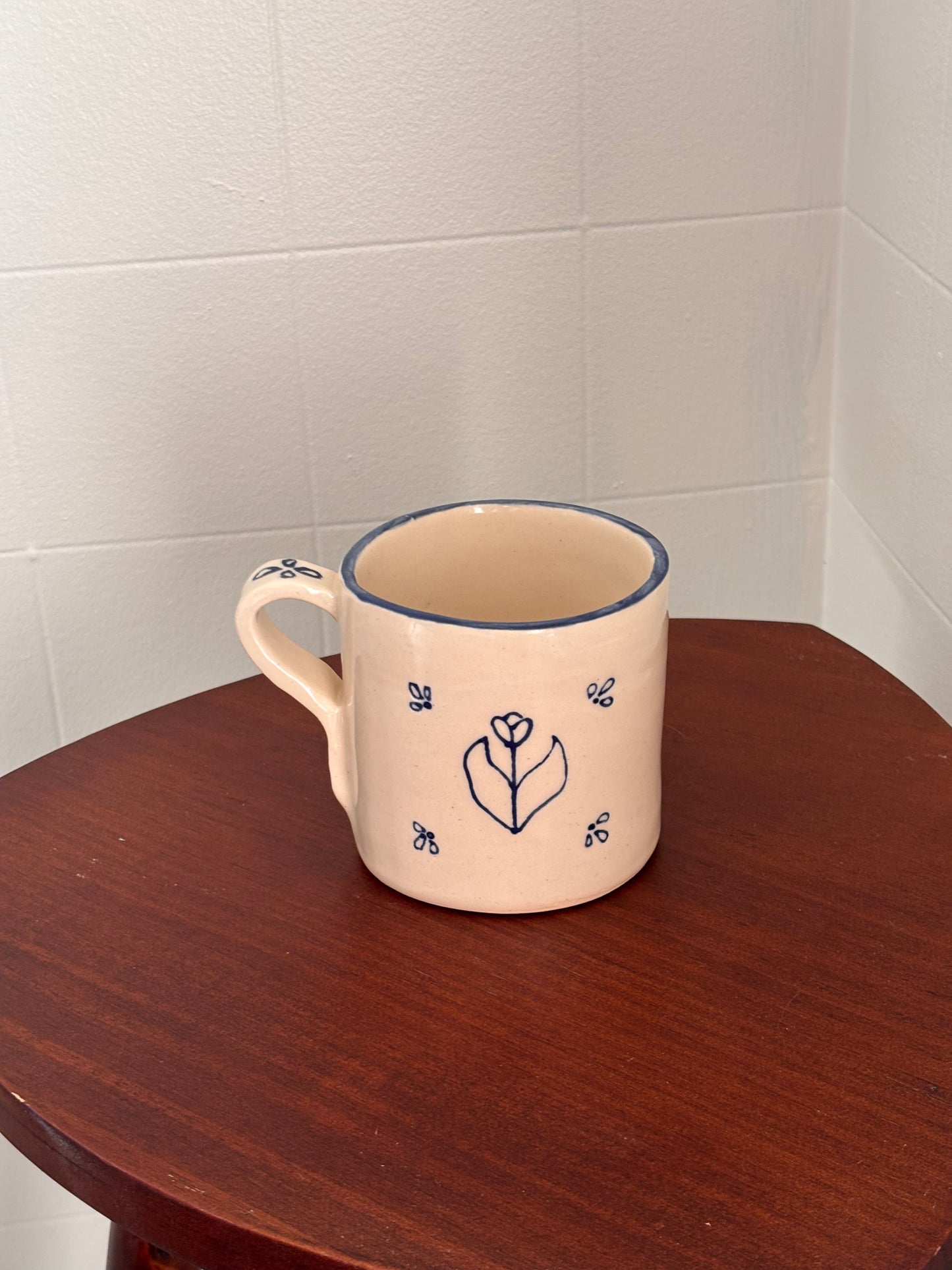 Delft Tile Tulip Mug SECOND