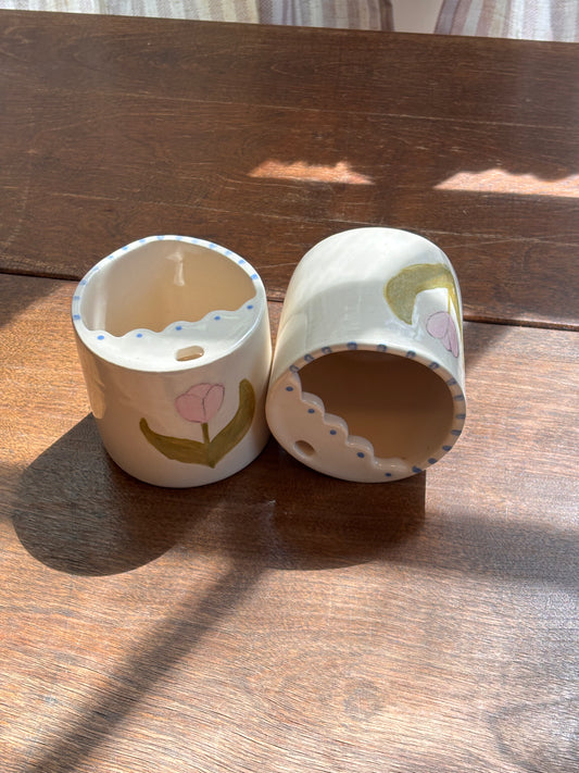 Mini Scalloped Tulip Sip Cup