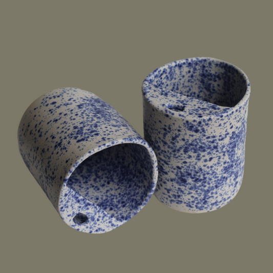 Sip Cup in Blue Speckle
