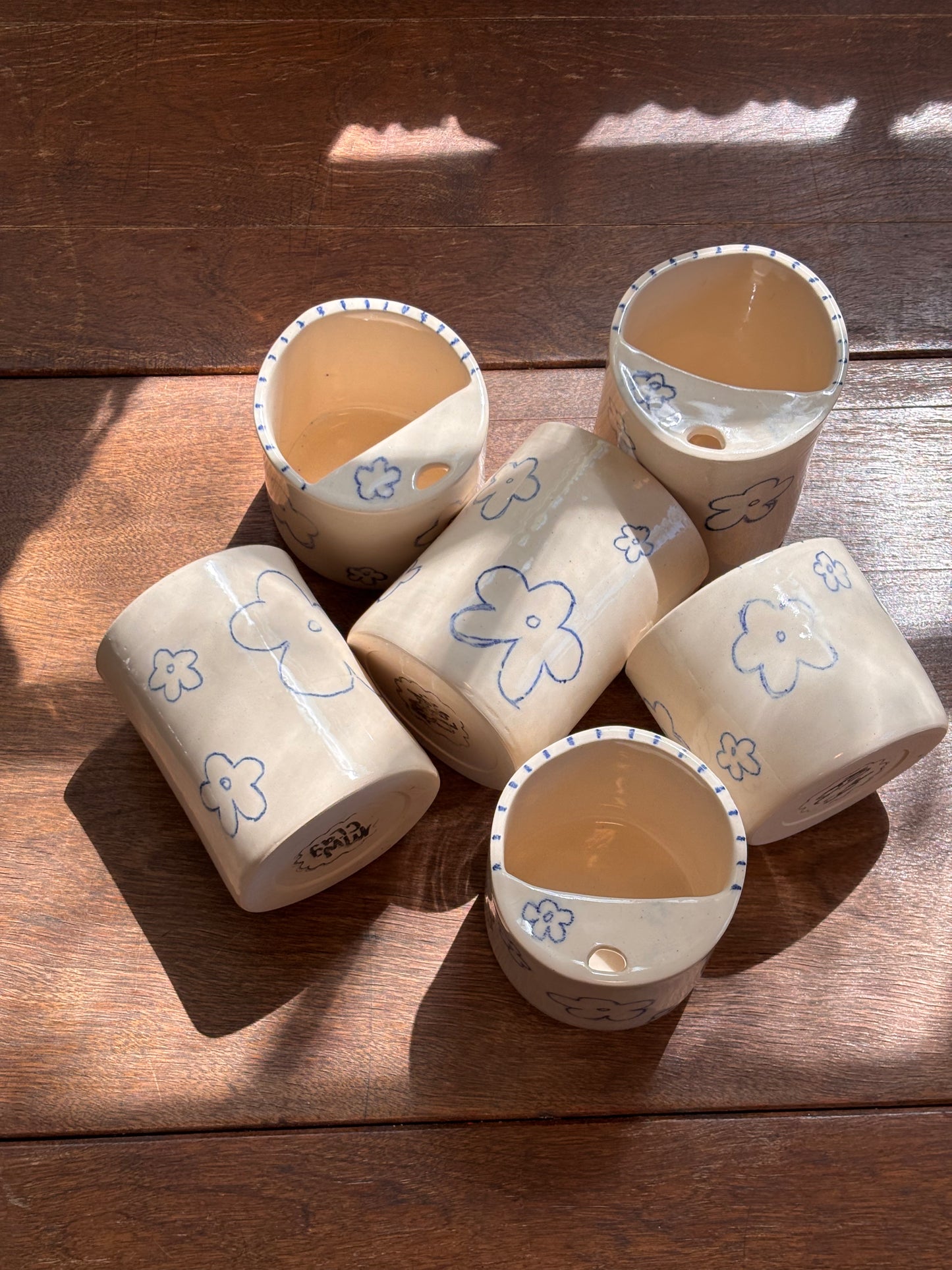 Mini Flower Sketches Sip Cup