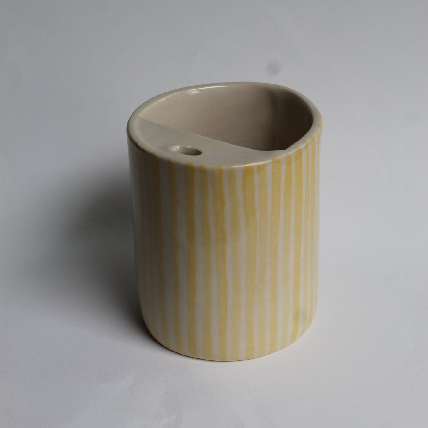 Sip Cup in Yellow Stripes