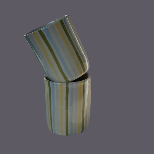 Colorful Striped Cup