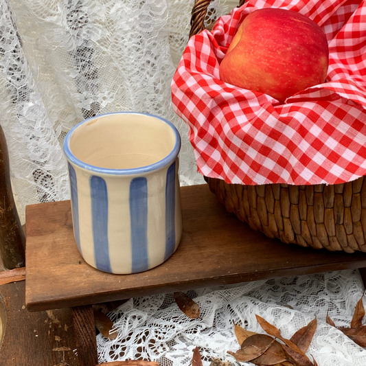 Blue Striped Tumbler