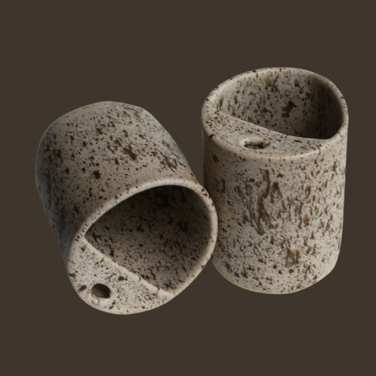 Sip Cup in Brown Speckle