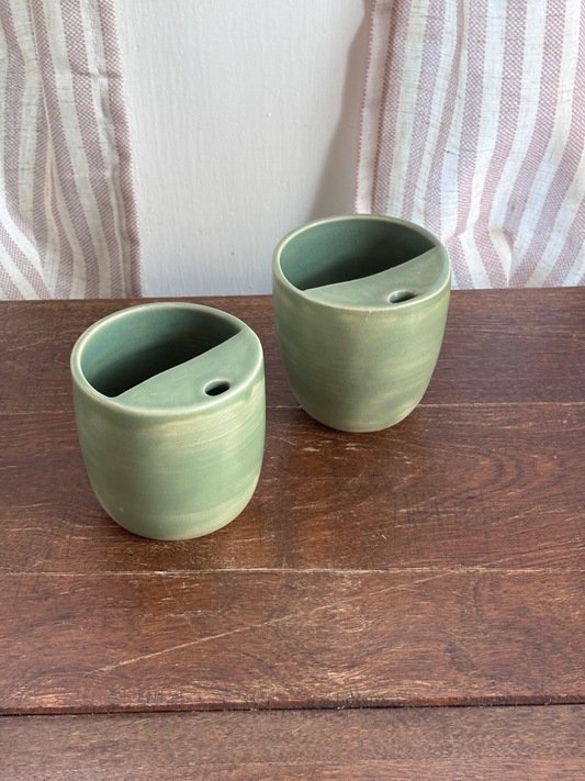 Green Cappuccino Sip Cup