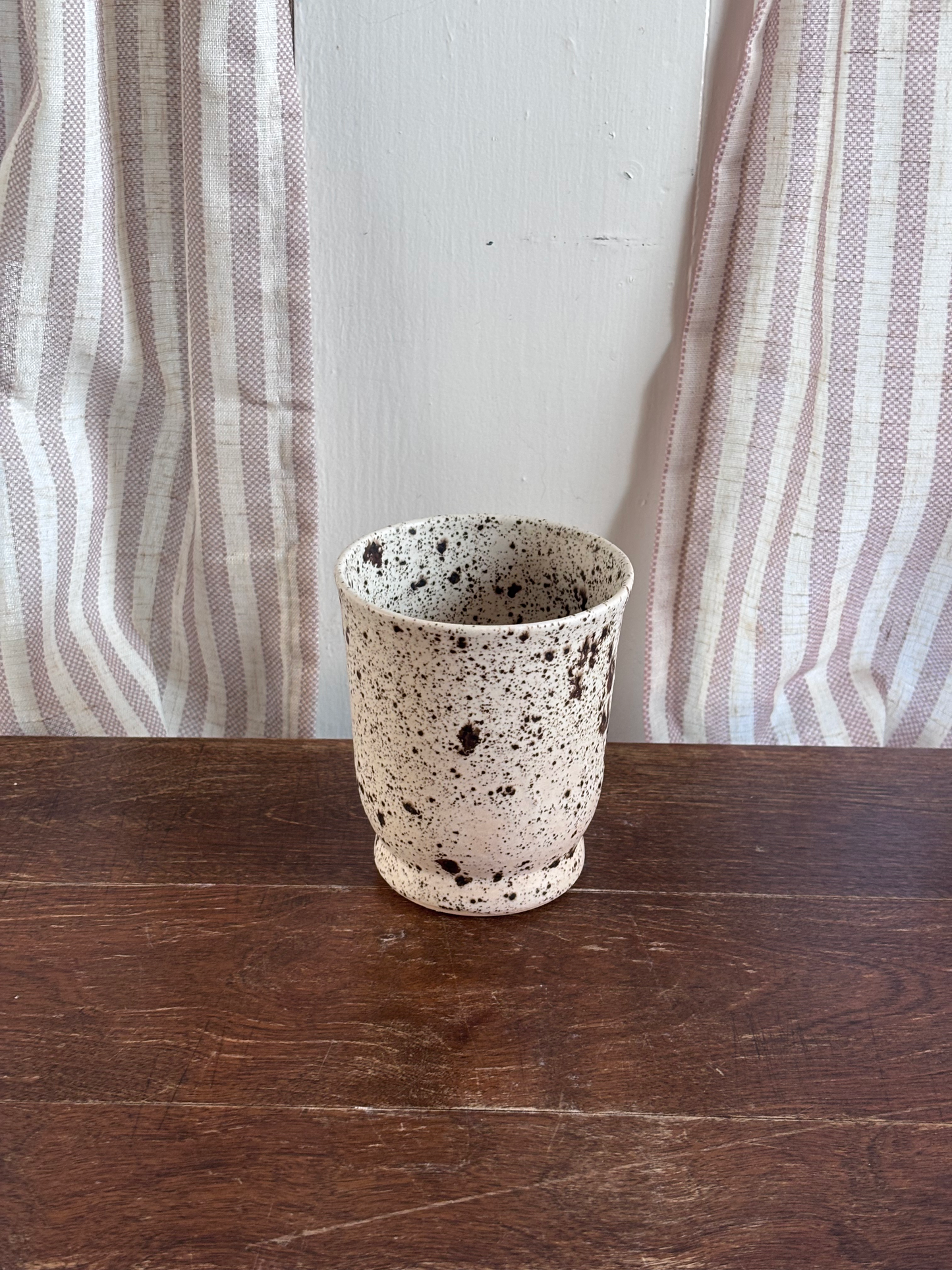 Brown Speckled Flare Cup