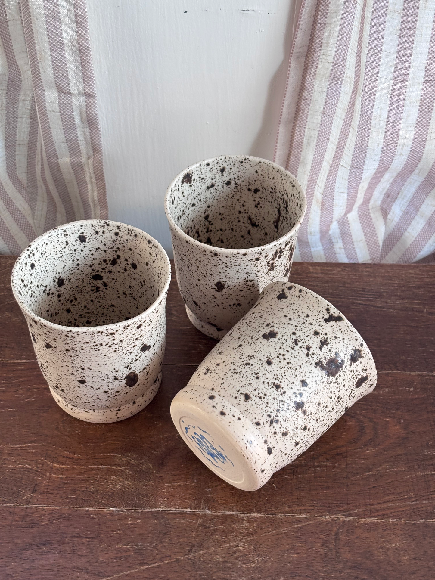Brown Speckled Flare Cup