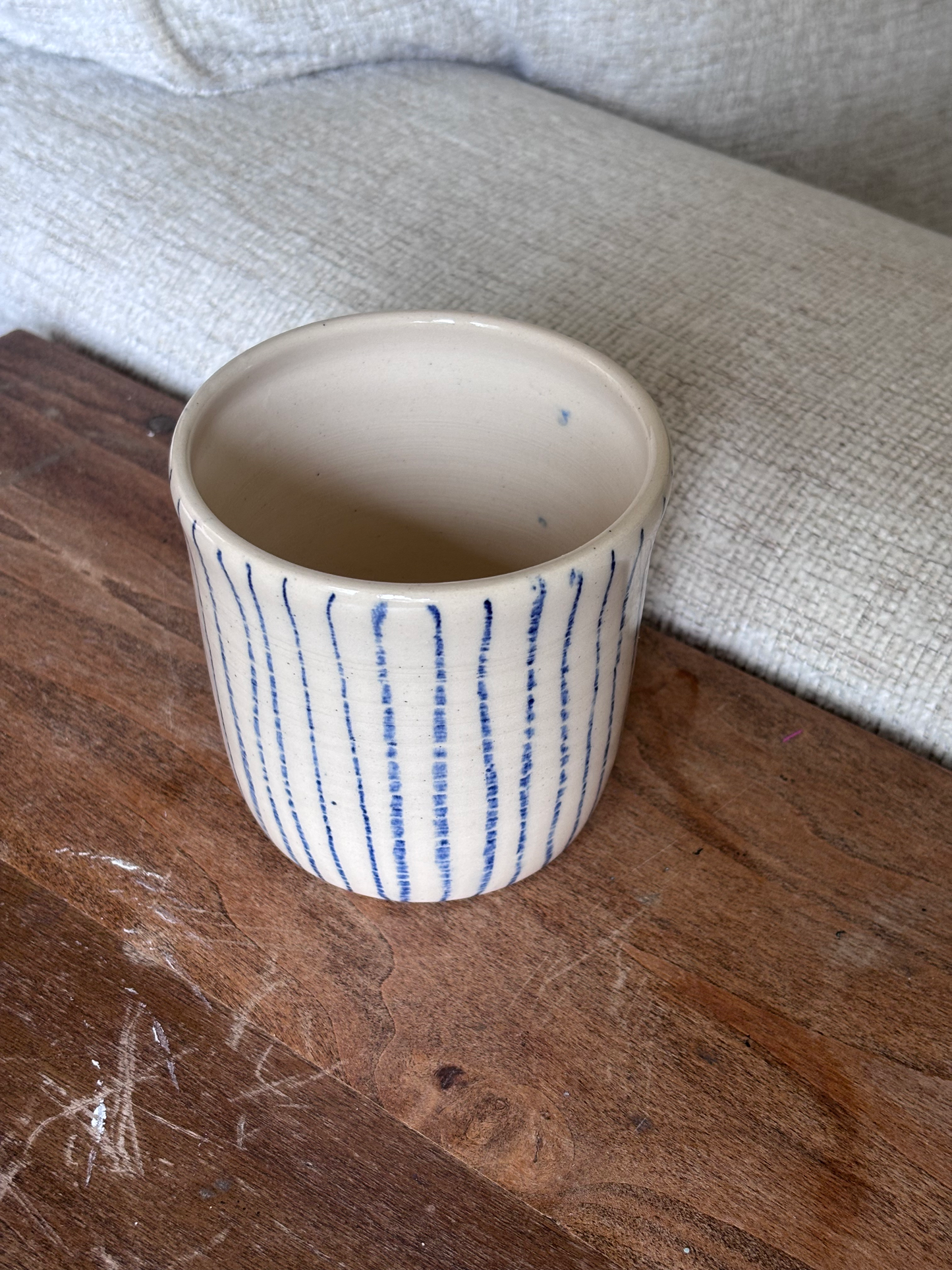 Blue Stripe Cup (FLAW)