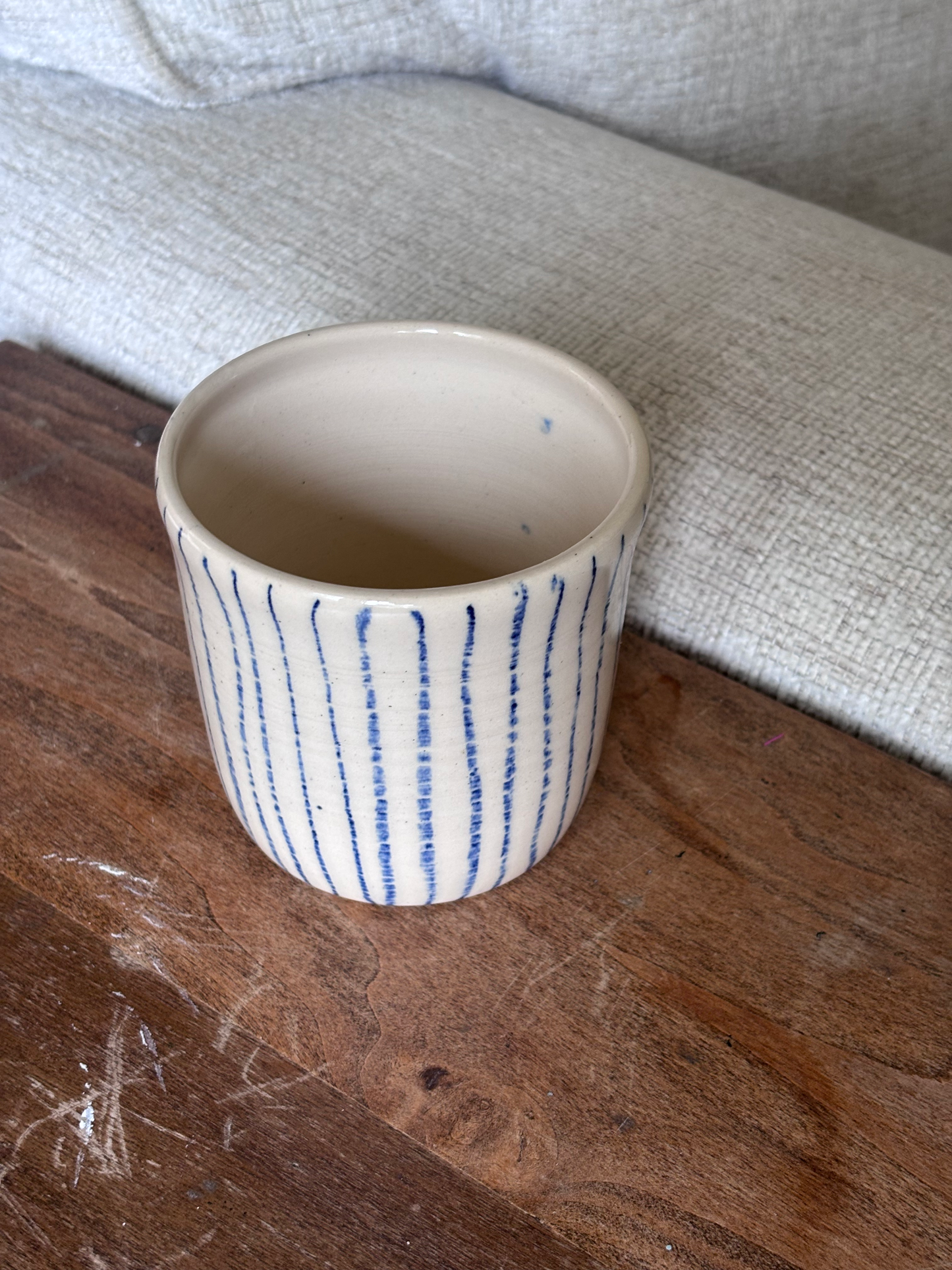 Blue Stripe Cup (FLAW)