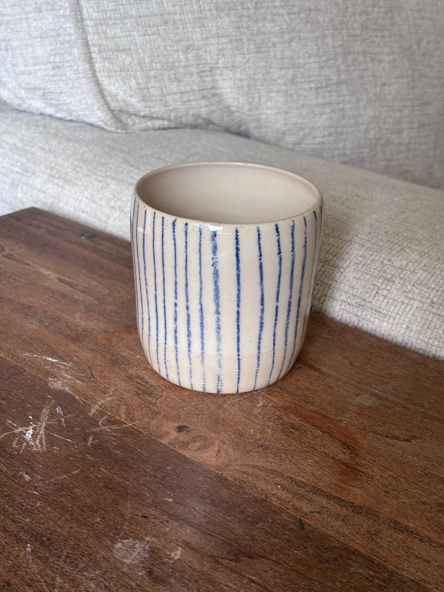 Blue Stripe Cup