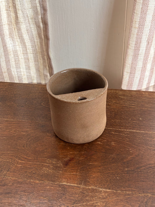 Sip Cup in Brown Raw Clay (10oz)